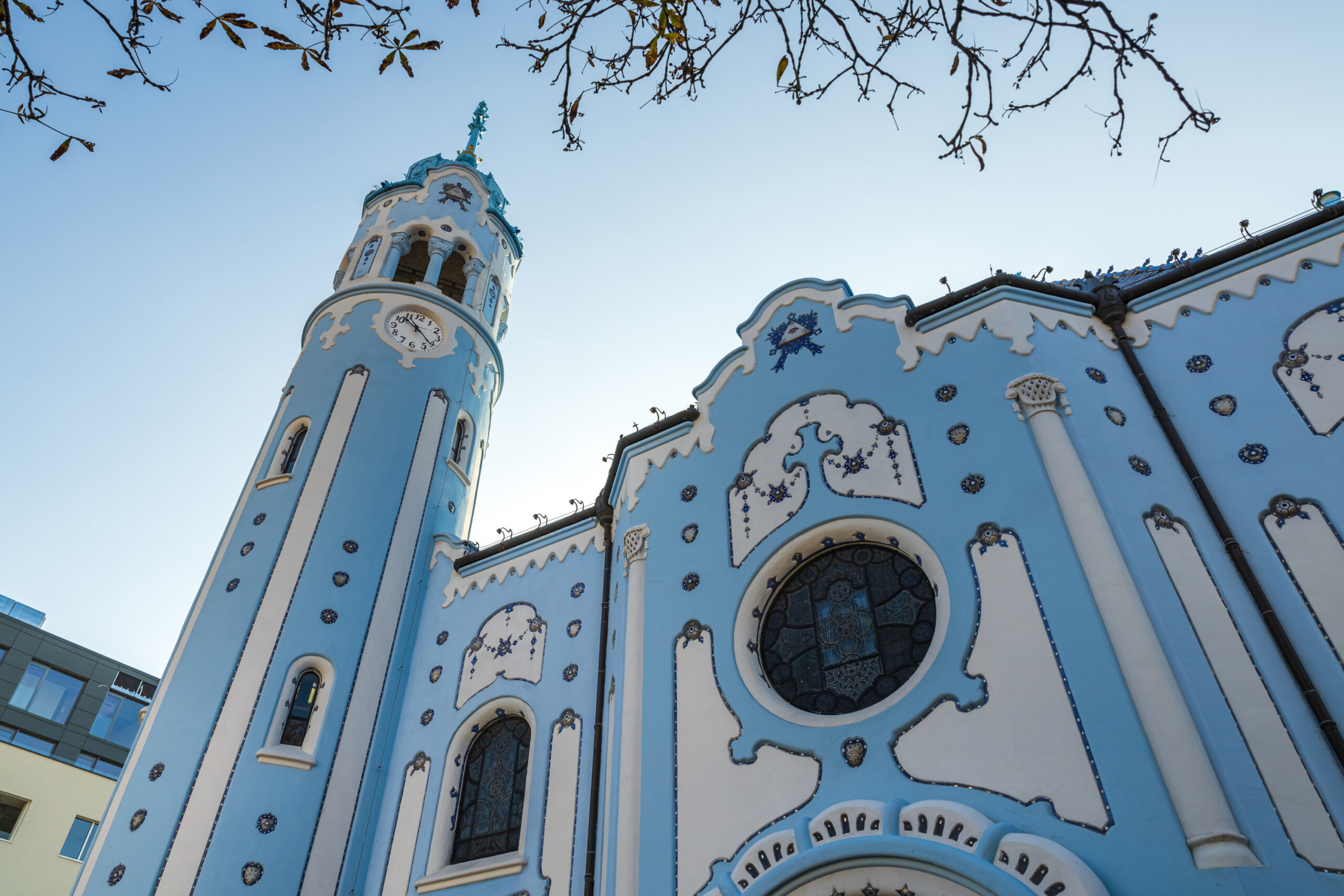 Kresťanské umelecké diela |  „Modrý kostol“ svätej Alžbety (Slovensko)